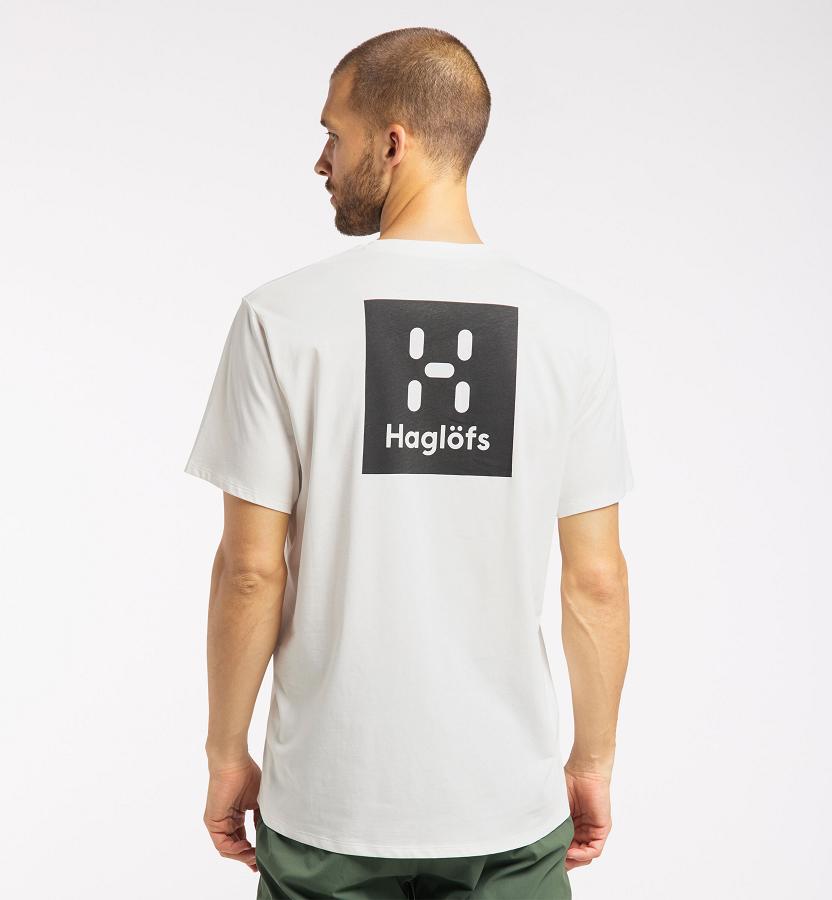 Haglöfs Mens Camp T-Shirt White New Zealand 52037VLKC